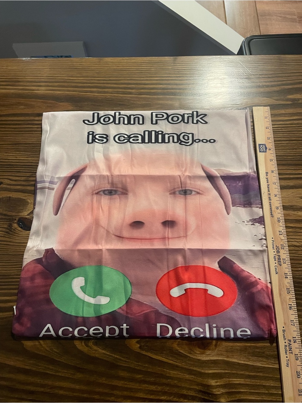 John Pork Is Calling Face Mask – Meme Stretch Novelty